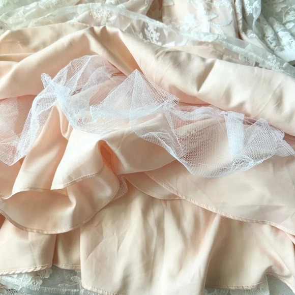 ELIZA J Fit & Flare All Over Floral Lace Dress  in White Size 2 - Picture 6 of 13